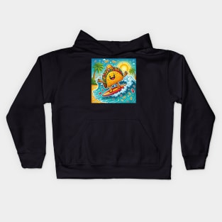 Funny Smiling Taco Kids Hoodie